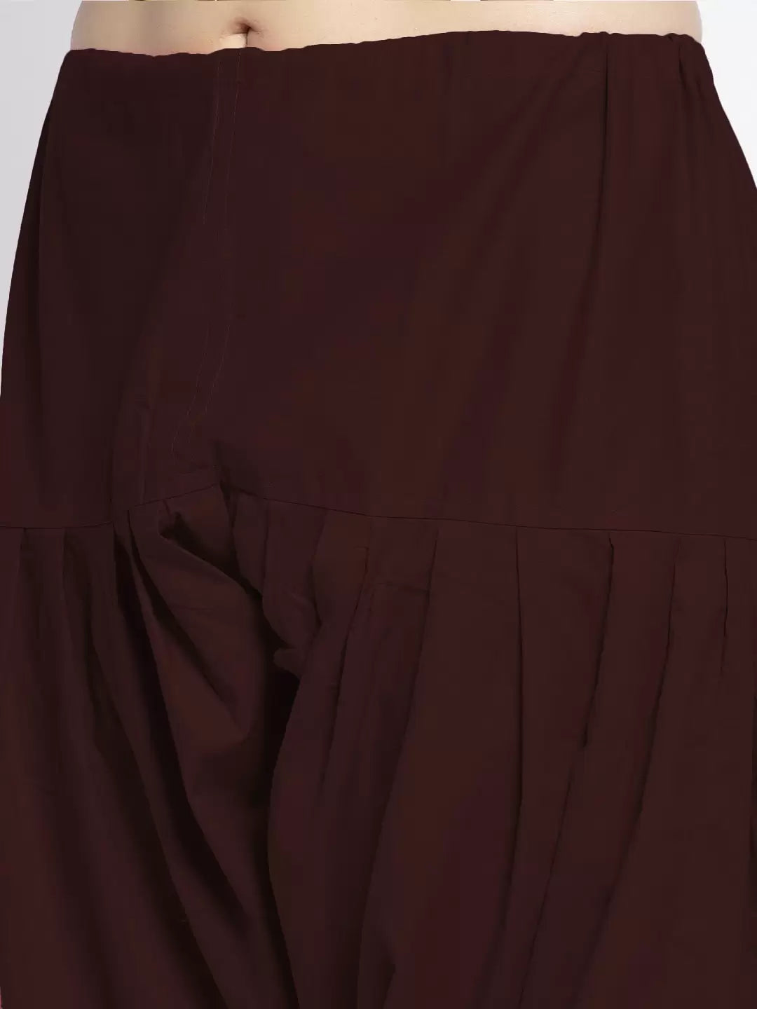 Plain Patiala Full Cherry brown With Dupatta-Color no-1155